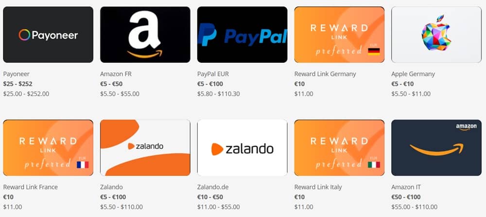 Formas de pago ySense